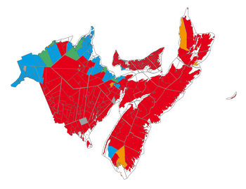 Langue maternelle aux provinces maritimes