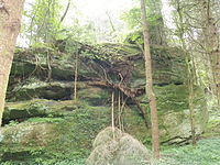 Rocher de l'ermitage de Chèvre-Roche.