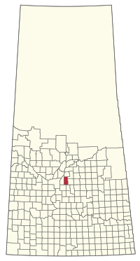 Location of the RM of Grant No. 372 in Saskatchewan