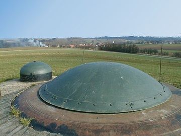 Tourelle éclipsée (bloc 2 du gros ouvrage du Schœnenbourg).