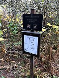 A sign at the Snyder Lake campground