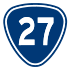 Provincial Highway 27 shield}}