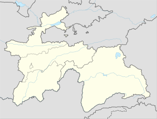 Carte des aéroports au Tadjikistan