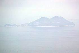 Ogijima vue depuis Yashima.