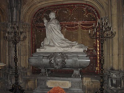 Tomb of Bishop Dupont des Loges (died 1896) by Emmanuel Hannaux (1923)