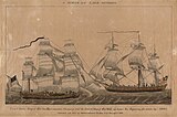 USS General Pike and HMS Wolfe on Lake Ontario, 1813