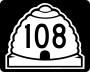 State Route 108 marker