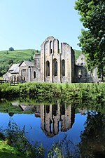 Valle Crucis Abbey from the east