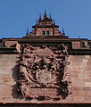 Wappenmauer des Schlosses Johannisburg in Aschaffenburg von 1607