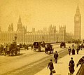 Image 15The Houses of Parliament from Westminster Bridge in the early 1890s (from History of London)