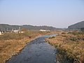 平山橋から中津川