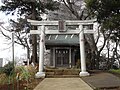 山頂にある飯縄神社