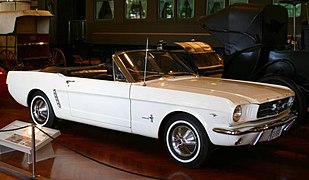 The first production built Ford Mustang