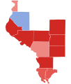 2020 Congressional election in Illinois' 12th congressional district by county