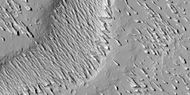 Yardangs, as seen by HiRISE under HiWish program