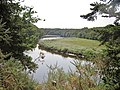 La Laïta vue depuis le sentier de rive gauche longeant le bois de Coatroual (en Guidel).