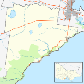 Paraparap is located in Surf Coast Shire