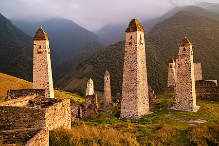 Erzi towers, by Vyacheslav Argenberg