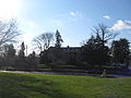 As viewed from the lawn of Beth Sholom Congregation