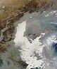 7 December 2013 image from the NASA's Terra satellite of smog blanketing Eastern China
