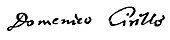 signature de Domenico Maria Leone Cirillo