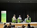 Discussion entre Philippe Joanny, Flavia Bujor et Thibaut Casagrande, lors du colloque de 2023.