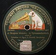 1910 Deutsche Grammophon logo on Swedish vynil disc