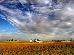 A farm in East Hempfield Township