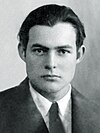 Ernest Hemingway's 1923 passport photo taken a year before the publication of "Indian Camp"