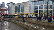 A view of Exchange Square tram stop.