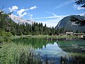 Le lac Weidachsee à Leutasch.