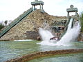 Fuga da Atlantide à Gardaland. Shoot the Chute modèle SuperSplash.