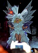 El «vestido viviente» usado durante The Monster Ball Tour