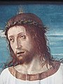 Pseudo-Kufic hem in Giovanni Bellini's Le Christ Bénissant, c. 1465–1470. Louvre Museum
