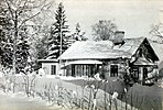 Den gamla länsmansgården Högberga 1950 (familjen Stefan Andersons bostad till 1984)