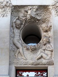 La Danse (1898), facade of the Hôtel Élysée Palace [fr], Paris, Champs-Élysées