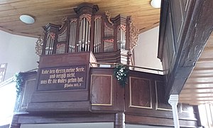 Orgue de l'église protestante.