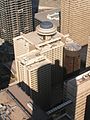 View of the Hyatt from the Westin Peachtree Plaza