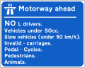 F 331 Motorway Prohibitions (English)