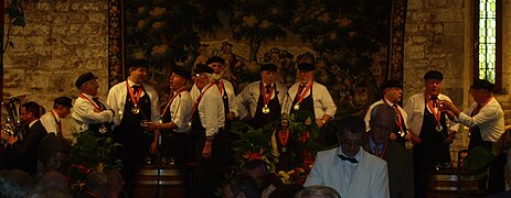 Les Cadets de Bourgogne lors d'un Chapitre