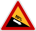 Descending hill (10%)