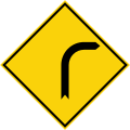 Curve to the right