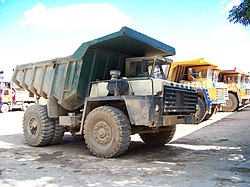 Ein BelAZ-540 mit leichten Umbauten in Tschechien (2009)