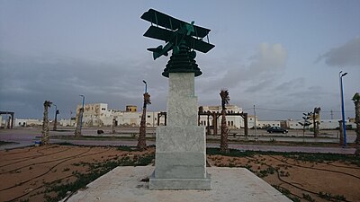 Monument à Tarfaya, escale de l'Aéropostale.