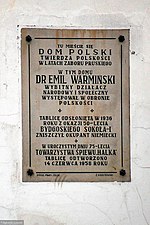 Emil Warminski plaque