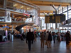 Oslo Airport, entrance to domestic area