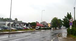 The main street of Panemunė