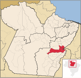 Regione metropolitana di Marabá – Mappa