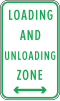 Loading and unloading zone