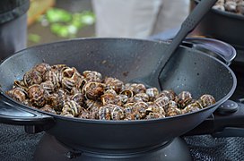 Cuisson des escargots à la provençale